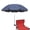 D-Blue, variant on Chair Umbrella with Clamp,46 inches UPF 50+ Clip on Parasol for Patio,Beach Chairs,Strollers,Wheelchairs,Golf Carts