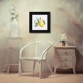 thumbnail image 3 of Nan 12x12 Black Modern Wood Framed Wall Art Titled - Lemon Fresh I, 3 of 6