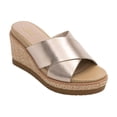thumbnail image 3 of Sandalia Flexi 135602 Mujer Vacuno Casual Yute 9 cm dorado 23, 3 of 8
