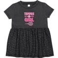 thumbnail image 3 of Inktastic Tennis Girl Cute Racket and Ball Girls Baby Dress, 3 of 5