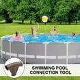 thumbnail image 3 of Heavy Duty Replacement Essential T Connector for P07240 Round Above Ground Swimming Pool Metal Frame Easy Installation, 3 of 7