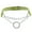 Green, variant on Jiaroswwei Women Men Punk Chain Choker Necklace O Round Circle Faux Leather Collar Jewelry