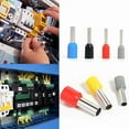 thumbnail image 5 of 1000PCS Tubular Crimp Terminals Electrical Wire Cable Ferrules Connectors E0508 E7508 E1008 E1508 E2508 E4009 E6012 Ring Sleeve, 5 of 6