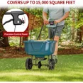 thumbnail image 3 of Dextrus 60 LB Push Broadcast Spreader for Lawn Garden With Adjustable Flow Settings, 3 of 6
