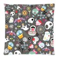 thumbnail image 1 of BSDHOME Cartoon Skull Throw Pillow Cover Cushion Case 18x18 inches Two Sides Printing, 1 of 1