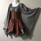 thumbnail image 5 of Disfraz de hada elfa medieval para mujer, disfraz de princesa con vendaje, vestido de fiesta de retazos de Navidad, para Halloween, Palacio Victoria, 5 of 5