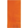Party Central Club Pack of 600 Sunkissed Orange Disposable Dinner Napkins 8"