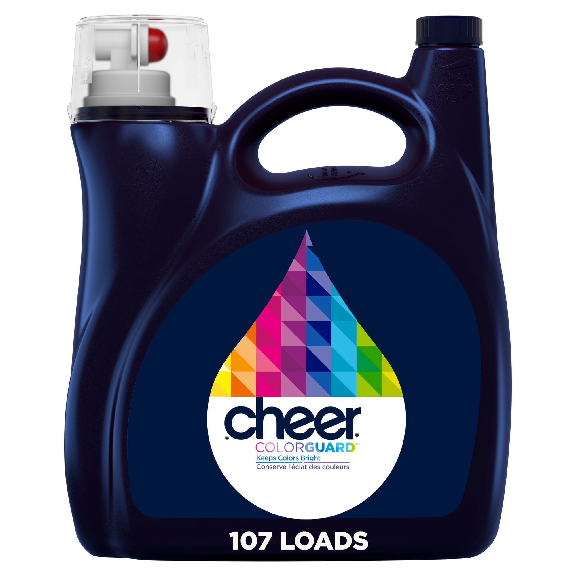 Cheer Colorguard Liquid Laundry Detergent, 141 fl oz, 107 Loads