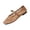 Khaki, variant on Willtoo Mesh Mary Jane Flats for Women Jelly Mesh Ballet Flats Clear Hollow Sandals Slip on House Slippers Dressy Ballerina Shoes Low Top Metal Buckle Lightweight Breathable Summer Beach