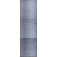 thumbnail image 2 of Addison Rugs Mayfield Washable Transitional Houndstooth Navy Runner Rug, 2'3" x 7'6", 2 of 5
