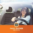 thumbnail image 3 of Universal Fit Car Seat Cover – Full Set of Automotive Car Seat Covers, Premier Leatherette Seat Covers, Water-resistant Seat Protector for Cars, Trucks, SUVs and Vans, 3 of 6