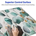 thumbnail image 3 of Shangniulu Pink Wildflower Mouse Pad, Watercolor Green Plant Leaf Mousepads Square for Desk Pad Eucaliptus Aesthetic Cute Mouse Mat Washable Computer Wireless Mouse Pads, 3 of 6