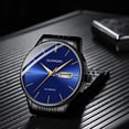 thumbnail image 6 of GUANQIN Men Analog Automatic Self-Winding Mechanical Stainless Steel Band Business Wrist Watch Day Date Luminous, 6 of 7
