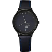 Helvetica No1 New York Edition Steel Black Dial Unisex Quartz Watch MH1.L2222.LB