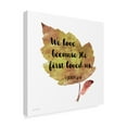 thumbnail image 2 of Trademark Fine Art 'Scripture Leaf 3' Canvas Art by Jean Plout, 2 of 3