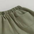 thumbnail image 4 of Toddler Harem Pants Casual Elastic Waist Solid Color Long Pants Kid Sweatpants, 4 of 6
