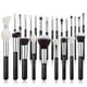 thumbnail image 1 of Set de brochas de maquillaje Jessup, 25 unidades, base de maquillaje y sombra de ojos en polvo, 1 of 9