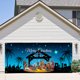 thumbnail image 4 of Póster navideño grande para puerta de garaje - Mural invernal para decoración navideña de interior y exterior - Estandarte de tela de poliéster con diseño nav JASKFLY, 4 of 8
