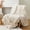 Beige, variant on White Faux Fur Blanket for Bed,Couch,Large Thick Fur Throw Blanket,Fluffy Fox Fur Throws,60"x80"