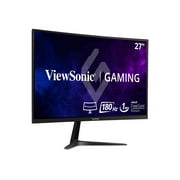 ViewSonic VX2718-PC-MHD 27 Inch Curved 1080p 1ms 165Hz Gaming Monitor with AMD FreeSync Premium, Eye Care, HDMI and Display Port