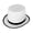 B, variant on Derby Hat Large Brimmed High Basin Hat Stylish Headgear Party Daily Wear