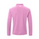 thumbnail image 3 of Men's Long Sleeve Zipper Lapel Shirt Solid Casual Top 3XL, 3 of 4