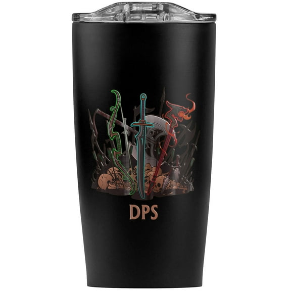 Dps Damage Rpg Class Role Playing Game Stainless Steel 20 oz Travel Tumbler, Vacuum Insulated & Double Wall with Leakproof Sliding Lid | Great for Coffee/Hot Drinks and Cold Beverages
