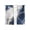 Blue, variant on Marble Black Sheer Curtains 72 Inch Length 2 Panels Set, Abstract Gold White Brick Stone Motif Voile Window Treatment Rod Pocket Curtains Sheers Drapes for Bedroom/Living Room/Kitchen 52"x72"x2