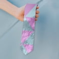 thumbnail image 2 of Men's Wolf Howling Moon Necktie - Fierce Majestic Grey Tribal Print Satin Tie for Groom Wedding Business Formal Wrinkle-Resistant Gift Tie (58.3"), 2 of 2