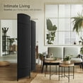 thumbnail image 2 of Sorbus 4 Panel Room Divider Tall Privacy Partition Screen Extra Wide Double Hinged Mesh Hand-Woven Folding Wall Divider - 6ft, 2 of 7