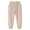 Beige, variant on Boys Active Sweatpants Fleece Athletic Workout Boys Clothes Solid Color Joggers Spring Embroidered Pants Q-Khaki