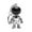 Silver, variant on Astronaut Anime Keychain Model Space Charms Keyring Purse Bag Accessories for