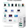 thumbnail image 3 of Aioneus 40W Cargador 4 Puertos USB C y USB A,Cargador Carga Rápido Compatible con iPhone 16/15/14, G, 3 of 7