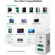 thumbnail image 3 of Aioneus 40W Cargador 4 Puertos USB C y USB A,Cargador Carga Rápido Compatible con iPhone 16/15/14, G, 3 of 7