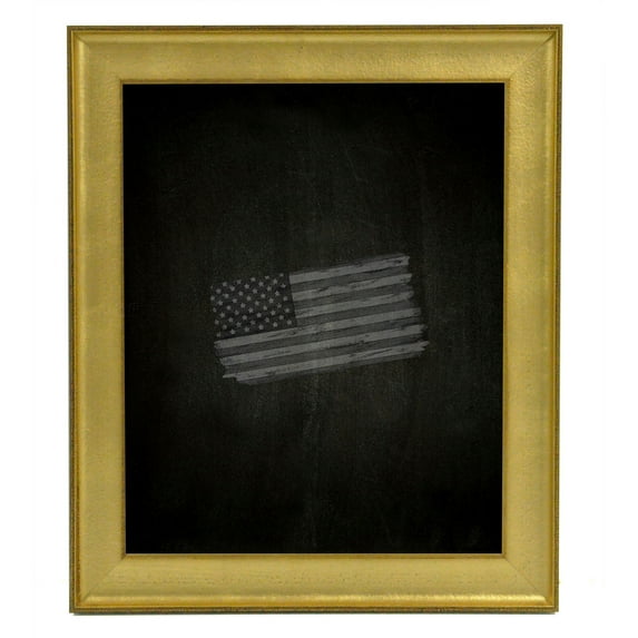 Rayne Mirrors American Made Rayne Vintage Gold Blackboard/Chalkboard