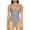 Gray, variant on Wyongtao Shapewear for Women Square Neck Sleeveless Jumpsuit Tummy Control Thong Bodysuit Top,Green M