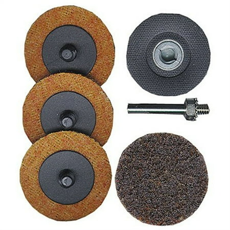 Astro Pneumatic Surface Prep Kit 2-Inch, Roll Lock Holder with 4 Pads. 2SPK