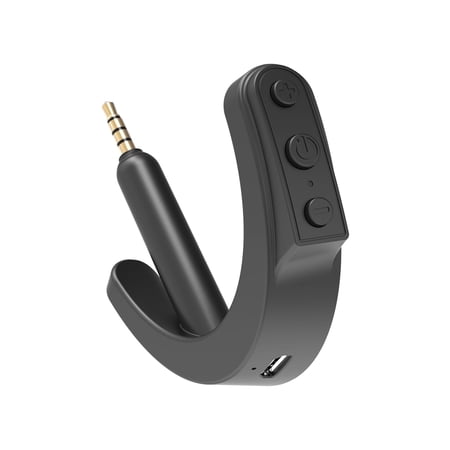 Bluetooth Adapter Receiver for Bose QC15 headphones- APTX HD,APTX Low Latency(32ms),mic,volume&track control,10-hour playtime, dual link, works while charging