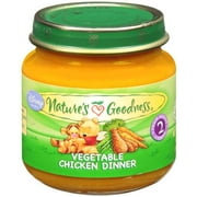 Nature's Goodness: Vegetable Chicken Dinner Baby Food, 4 Oz
