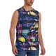thumbnail image 2 of Balery Sea Inhabitans and Herb Camisetas sin mangas para hombre, absorbe la humedad y protege contra el mal olor.-3X-Large, 2 of 7