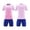 Pink, variant on Football Workout Clothes Kids Short Sleeve Tops Matching Shorts Breathable Two Piece Set,Ideal for Team Matches and Practice Sessions on the Field