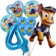 thumbnail image 3 of Conjunto de Globos de la patrulla canina para niños y niñas, decoraciones de ramo de Globos para fiesta de cumpleaños, número 1 ° y 2 °, 32 pulgadas, 3 of 5