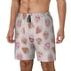 thumbnail image 1 of Fotbe Strawberry Cake Traje de Baño para Hombre – Shorts de Natación de Secado Rápido con Forro y Bolsillos-Small, 1 of 6
