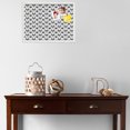 thumbnail image 3 of PinPix 23x17 Custom Cork Bulletin Board Floral design Deconstructed Floral Poster Board Has a Fabric Style Canvas Finish, Framed in Floral design Deconstructed Floral, by ArtToFrames (PinPix-206), 3 of 5