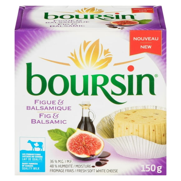 Fromage Boursin Figue & Balsamique Fromage frais 150g