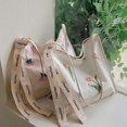 thumbnail image 4 of Elegant Tulip/ Cherry Shoulder Bag Large Capacity Tote Bag Handbag Women's Flower Bag for Outdoor Summer Camping, 4 of 4