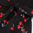thumbnail image 2 of Vestido de Verano para las Mujeres, Suelto Impreso sin Mangas Vestido Casual con Cuello en V con Doblado Grande Hecho de Poliéster Transparente Airy, Vestido Sexy para las Mujeres, 2 of 5