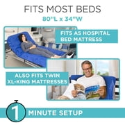 Vive 8 Alternating Pressure Mattress – Low Air Loss Hospital Bed Topper with Inflatable Pump for Pressure Ulcers & Bed Sores