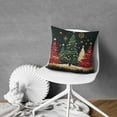 thumbnail image 5 of Green Xmas Trees Pine Rustic Farmhouse Throw Pillow Covers Beautiful Square Cushion Covers 2 Pack Decorative Throw Cushion Case for Room Home Patio Bedroom Livingroom, 5 of 7