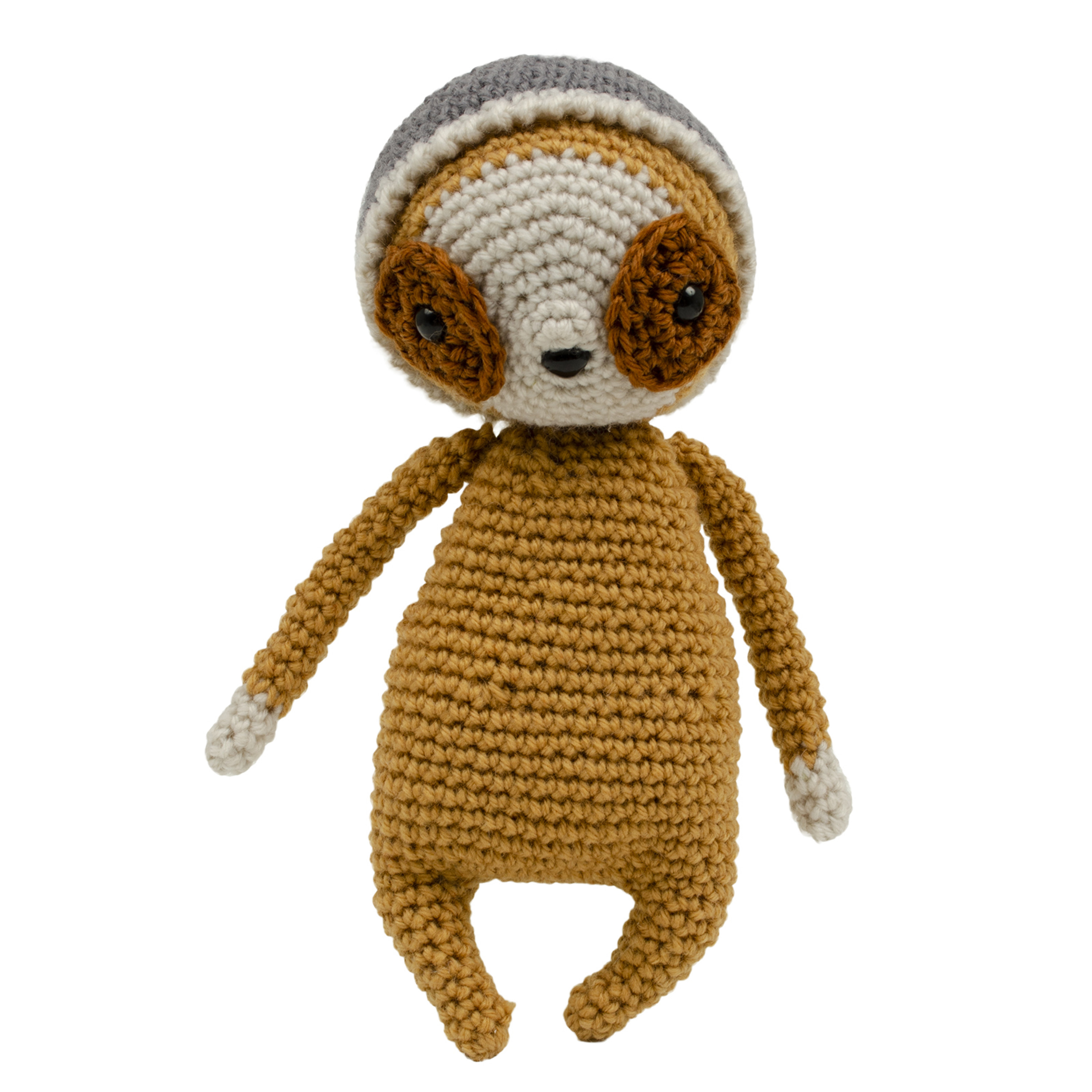 needle creations crochet kit sloth tutorial lemonjuiceontattoo